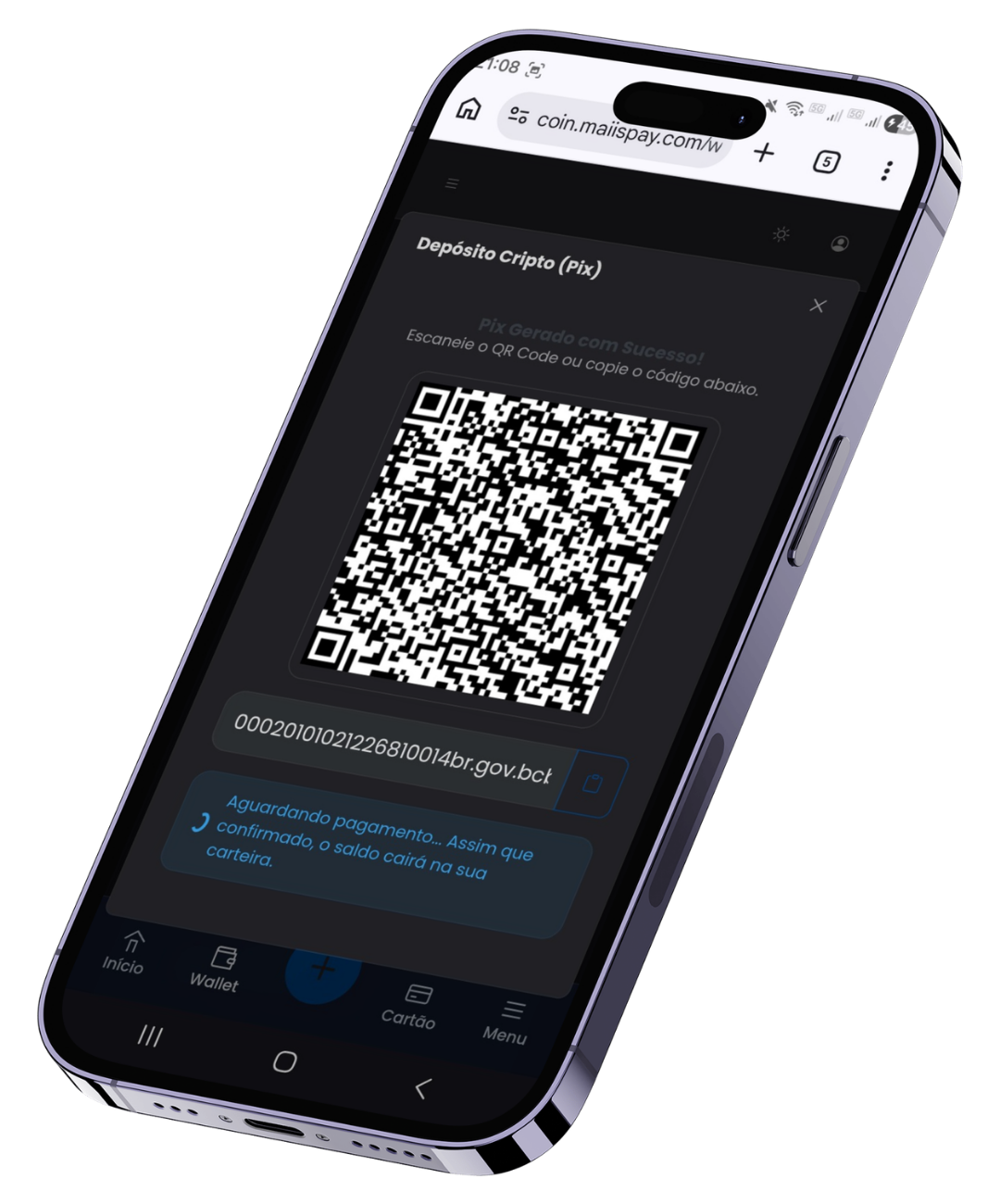 Tela 3 - App MaiisPay Global