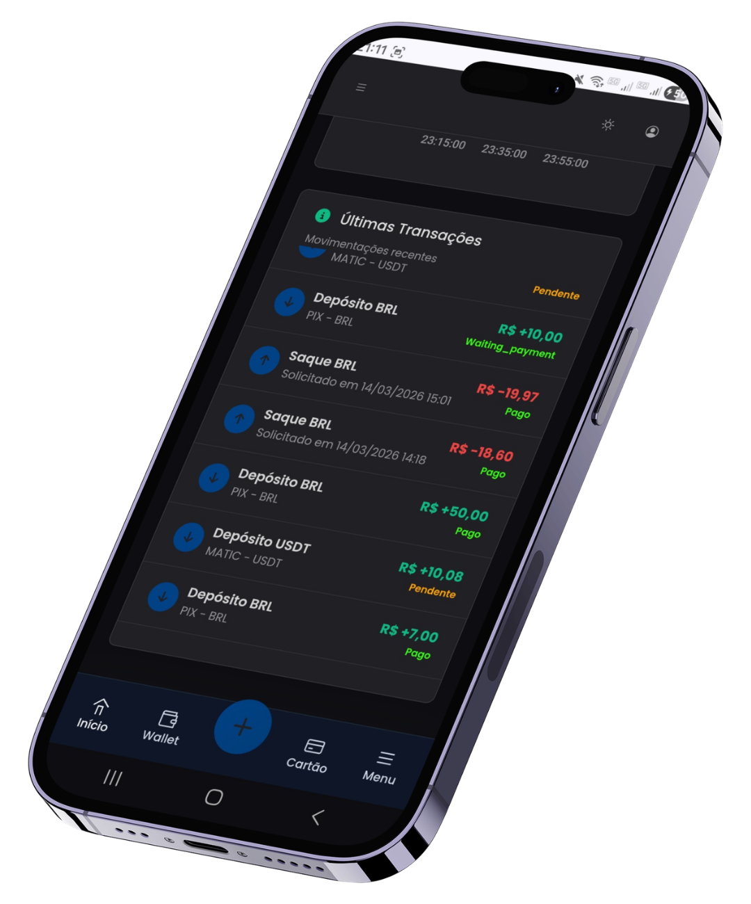 Tela 5 - App MaiisPay Global